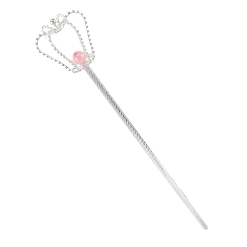 IMIKEYA Prinzessin Zauberstab und Krone Set Hochzeitsaccessoires für Cosplay Königliche Verkleidungen und Partys Langlebig und als für Besondere Anlässe von IMIKEYA
