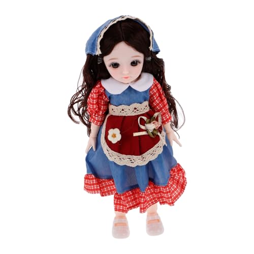 IMIKEYA Puppe Puppe kinderpuppe kinderspielzeug Mädchen Kugelgelenkpuppe DIY - Kawaii-Puppen Anime-Puppen Gelenkpuppen für Mädchen Bjd-Puppen Bjd-Schuhe Hofpuppen Stoff von IMIKEYA