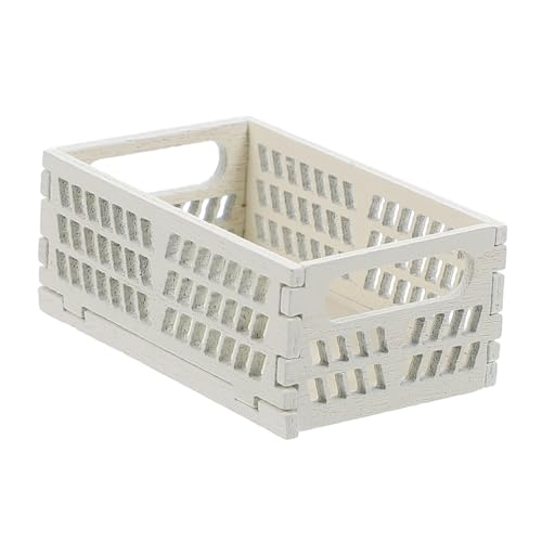 IMIKEYA Puppenhaus-Aufbewahrungsbox Badezimmerkörbe Wäschekorb Aufbewahrungskörbe holztruhe klein kleine holzbox puppenhaus zubehör Mini Körbe für Puppenstuben hölzern Weiß IMIKEYA Puppenhaus-Aufbewahrungsbox Badezimmerkörbe Wäschekorb Aufbewahrungskörbe holztruhe klein kleine holzbox puppenhaus zubehör Mini Körbe für Puppenstuben hölzern Weiß von IMIKEYA