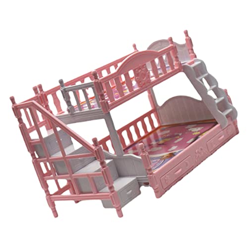 IMIKEYA Puppenhaus Etagenbett aus Möbelzubehör für Puppen Dekoratives Schlafzimmermöbel für Puppenhaus Dekoration und Rollenspiele IMIKEYA Puppenhaus Etagenbett aus Möbelzubehör für Puppen Dekoratives Schlafzimmermöbel für Puppenhaus Dekoration und Rollenspiele von IMIKEYA