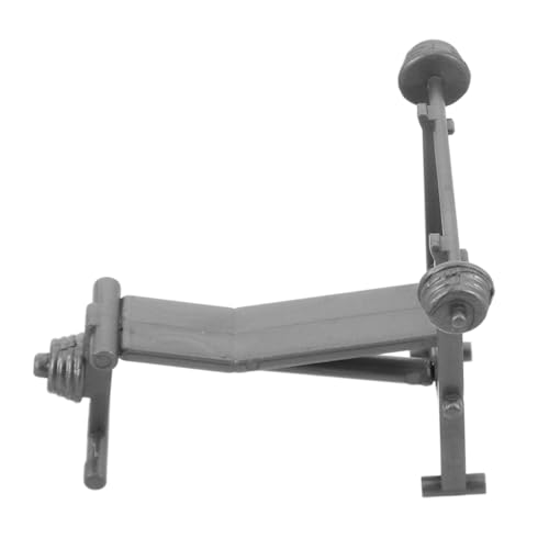IMIKEYA Puppenhaus-Fitnessgeräte Puppenhaus-Workout-Spielset Miniatur-Puppenhaus-Hanteln Miniatur-Hantelbank lebensechte Langhantelspielzeuge Mini-Sportmodell Plastik Grey IMIKEYA Puppenhaus-Fitnessgeräte Puppenhaus-Workout-Spielset Miniatur-Puppenhaus-Hanteln Miniatur-Hantelbank lebensechte Langhantelspielzeuge Mini-Sportmodell Plastik Grey von IMIKEYA