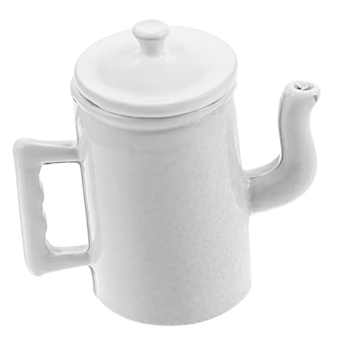 IMIKEYA Puppenhaus Wasserkocher Miniatur Wasserkanne Modell Miniatur Kaffeekanne Requisite Metall Mini Kaffeekanne Mit Deckel Mini Modell Puppenhaus Wasserkanne Mini Kaffeekanne von IMIKEYA