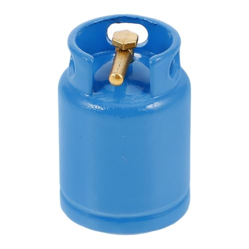 IMIKEYA Puppenhaus-küchenzubehör Puppenhäuser Mini Puppenstubenmöbel Küchendekor Kochspiel in Der Küche Für Elektrische Gasflaschen Gasflaschendekor Blue Legierung von IMIKEYA