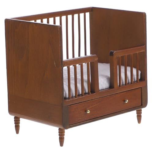 IMIKEYA Puppenmöbel Langlebiges und Sicheres Mini Bett für Puppenhaus Einrichtung und Zubehör IMIKEYA Puppenmöbel Langlebiges und Sicheres Mini Bett für Puppenhaus Einrichtung und Zubehör von IMIKEYA