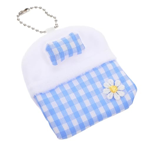 IMIKEYA Puppenschlafsack Kleine Puppenaufbewahrungstasche Mini-Schlafsack Für Puppe Bettwäsche Für Die Puppenwiege Cartoon-puppentasche Puppe Ausstellungstasche Minitasche Für Puppe Plüsch von IMIKEYA