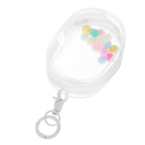 IMIKEYA Puppentasche Aus Baumwolle Für Schlüsselanhänger Präsentationstasche Transparente Puppentasche Taschen Und Reiseaufbewahrung Für Mädchen Kleine Minifiguren von IMIKEYA