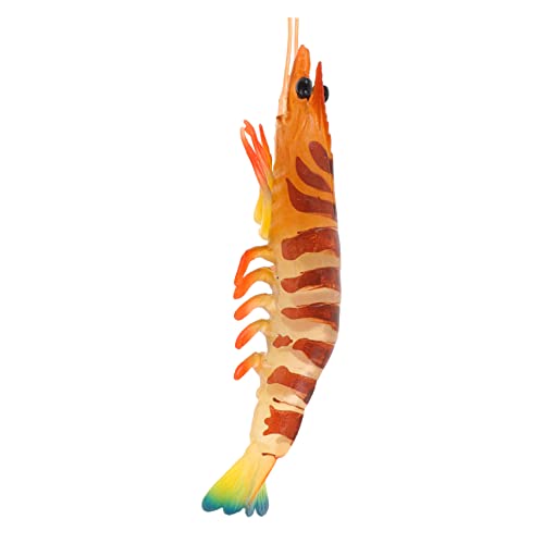 IMIKEYA Realistische Simulation von Shrimps Figur Große Fake Shrimps Statue für Tiermodell Dekoratives für Bildung und Kognitive Entwicklung von IMIKEYA
