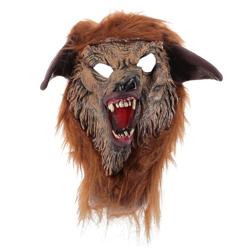 IMIKEYA Realistische Wolfsmaske für Erwachsene aus Langlebigem Vinyl Atmungsaktiv und Angenehm Vielseitig für Halloween Cosplay Themenpartys Einfach an Auszuziehen für Werwolf kostüme IMIKEYA Realistische Wolfsmaske für Erwachsene aus Langlebigem Vinyl Atmungsaktiv und Angenehm Vielseitig für Halloween Cosplay Themenpartys Einfach an Auszuziehen für Werwolf kostüme von IMIKEYA