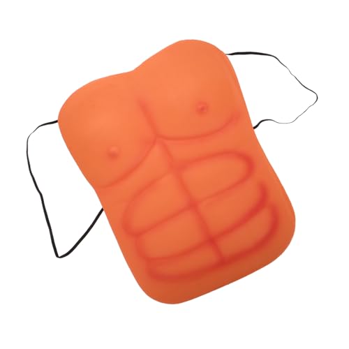 IMIKEYA Realistischer Muskelbrust Prop für Herren Cosplay Kostüm Verstellbar Langlebig für Halloween Karneval und Hochzeitsspiele von IMIKEYA