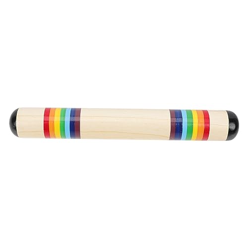 IMIKEYA Regenklangspielzeug aus Holz Kreatives Musikinstrument zur Klangsimulation für Lehrreich Farbenfroh und Sicher für Entwicklung des Gehörs und von IMIKEYA