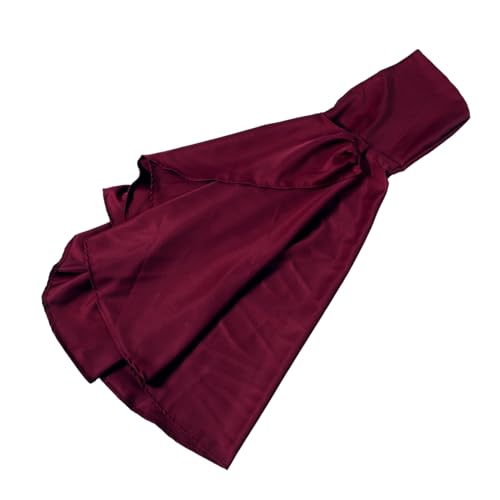 IMIKEYA Renaissance Kapuzencape für Halloween Mittelalterlicher Umhang Vielseitig für Cosplay Besondere Anlässe mit Mystischer Weinrot von IMIKEYA