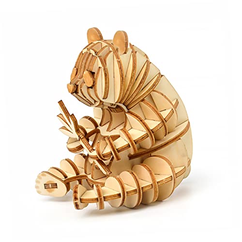 IMIKEYA Riesenpanda -Versammlung 3D-Puzzles für Tierpuzzle aus Holz Montage DIY-Modell Holzpuzzle für tierisches Holzpuzzle tierisches Rätsel Kinderspiele Bambus IMIKEYA Riesenpanda -Versammlung 3D-Puzzles für Tierpuzzle aus Holz Montage DIY-Modell Holzpuzzle für tierisches Holzpuzzle tierisches Rätsel Kinderspiele Bambus von IMIKEYA