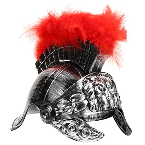 IMIKEYA Römischer Gladiatorenhelm mit Federbusch Antiker Kriegerhelm für Männer für Cosplay Halloween und Kostümpartys Leicht und zu Tragen IMIKEYA Römischer Gladiatorenhelm mit Federbusch Antiker Kriegerhelm für Männer für Cosplay Halloween und Kostümpartys Leicht und zu Tragen von IMIKEYA