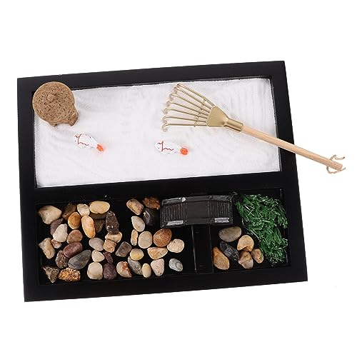 IMIKEYA Sandtischverzierungen Sandkasten Für Den Desktop Miniaturlandschaft Mit Sand Sandtischdekoration Miniaturlandschaft des Meditationsgartens Zen Garten Schwarz IMIKEYA Sandtischverzierungen Sandkasten Für Den Desktop Miniaturlandschaft Mit Sand Sandtischdekoration Miniaturlandschaft des Meditationsgartens Zen Garten Schwarz von IMIKEYA