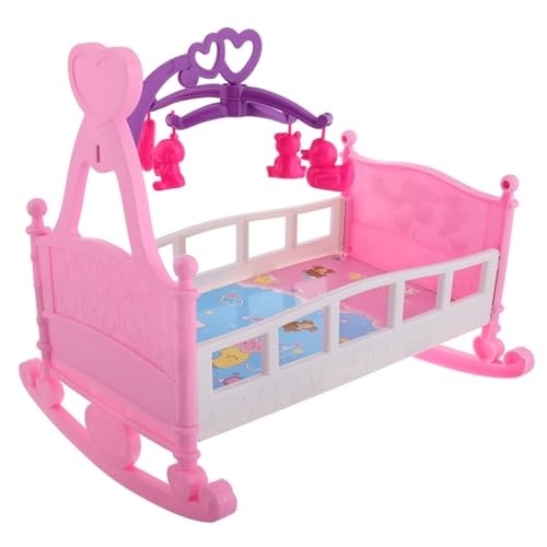 IMIKEYA Satz Schaukelbett für Puppen Puppenhauszubehör Mini-Puppenhaus- Betten Modell puppenmöbel Bett Miniaturbettmodell Puppenhaus-Ornamente Plastik IMIKEYA Satz Schaukelbett für Puppen Puppenhauszubehör Mini-Puppenhaus- Betten Modell puppenmöbel Bett Miniaturbettmodell Puppenhaus-Ornamente Plastik von IMIKEYA
