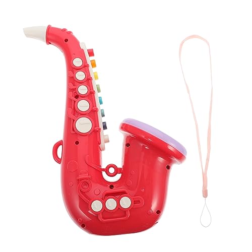 IMIKEYA Saxophon Saxophonspielzeug für Musikspielzeug Kinderspielzeug Simulations-Saxophon- Kleinkind-Saxophon- Musikinstrumente Plastik rot IMIKEYA Saxophon Saxophonspielzeug für Musikspielzeug Kinderspielzeug Simulations-Saxophon- Kleinkind-Saxophon- Musikinstrumente Plastik rot von IMIKEYA