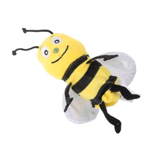 IMIKEYA Schmetterlings-Tierhandpuppe puppenspielzeug Biene ausgestopfte Bienen süße Bienenpuppe Schmetterling stofftier Kleinkind handpuppen PP Baumwolle von IMIKEYA