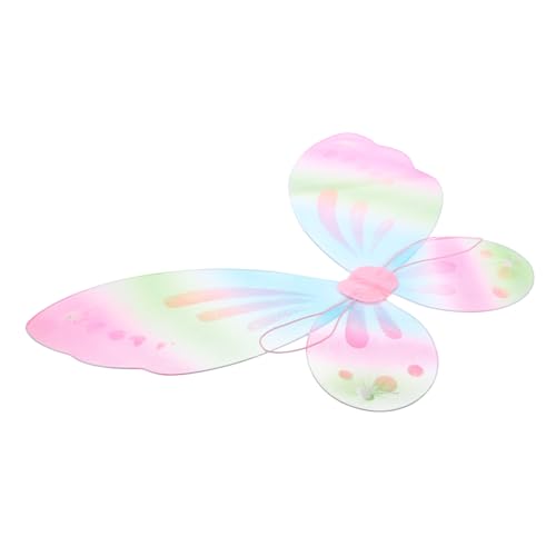 IMIKEYA Schmetterlingsflügel Cosplay Party Requisite Einfarbig Bunter Flügel für Damen Verkleidung Elfenflügel Kostüm Fotorequisite von IMIKEYA