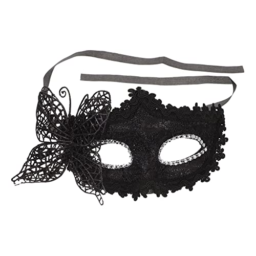 IMIKEYA Schmetterlingsmaske für Frauen Halbgesichtsmaske im Venezianischen für Maskeraden Karneval Halloween Festliche Anlässe Einzigartiges Design für Besondere von IMIKEYA