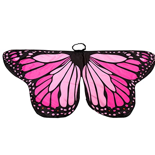 IMIKEYA Schmetterlingsschal Feenkostüm Für Frauen Umhang Mit Schmetterlingsflügeln Schmetterlings-umhang Schmetterlingskostüm Für Schmetterlingsflügel-umhang Polyester Mode Kleid Rotieren von IMIKEYA