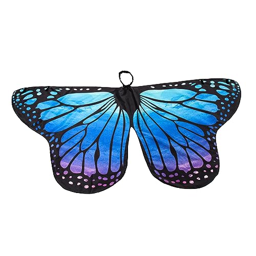 IMIKEYA Schmetterlingsschal Schmetterlingsflügel-umhang Feenflügel-umhang Schmetterlingsflügel Für Mädchen Schmetterlings-umhang Rotieren Europäisch Und Amerikanisch Kleidung Polyester von IMIKEYA