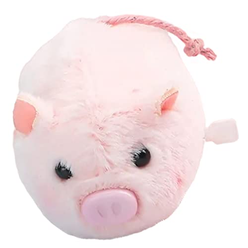 IMIKEYA Schweinsspielzeug schwingen Spielzeugschwein Tierspielzeug aufwinden Kuscheltier Entzückendes Wind -up - Entzückendes Spielzeugtier Plastik Rosa von IMIKEYA