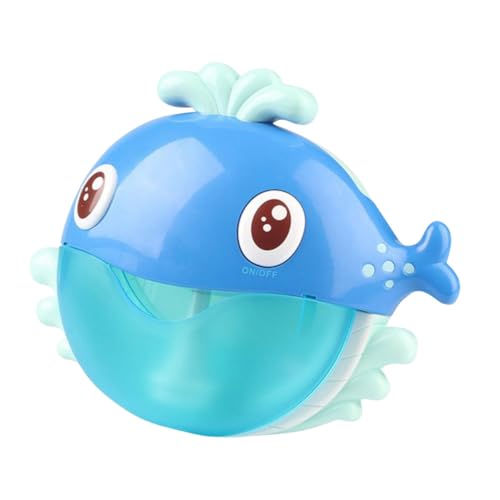IMIKEYA Seifenblasenmaschine Wal Badespielzeug Cartoon Bubble Maker für Badewanne Fördert Farben und Motorik Batteriefrei Kreatives Wasserspielzeug für Jungen von IMIKEYA