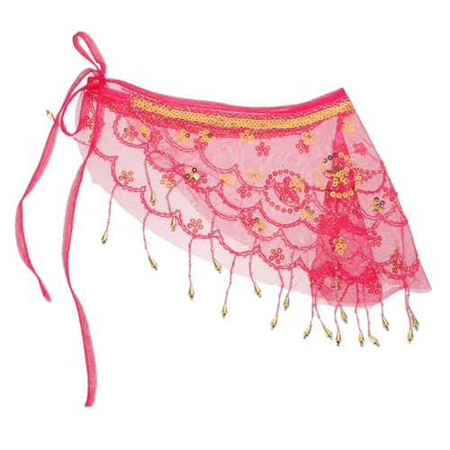 IMIKEYA Sequin Mesh Tribal Dance Gesichtsschleier mit Fransen Atmungsaktives Leichtes Bauchtanz-tuch für Tanzauftritte Halloween Cosplay Privatsphäre Schützend Komfortabel und Vielseitig von IMIKEYA