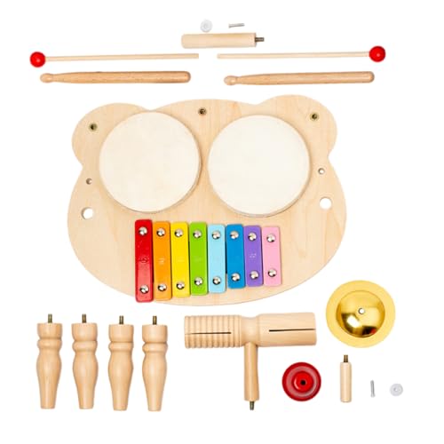 IMIKEYA Set Musikinstrumente Musikinstrumente Für Kleinkinder Musikinstrument Jazz Drum Kit Für Pädagogische Percussion Drum Musiktrommel Khaki Holz IMIKEYA Set Musikinstrumente Musikinstrumente Für Kleinkinder Musikinstrument Jazz Drum Kit Für Pädagogische Percussion Drum Musiktrommel Khaki Holz von IMIKEYA