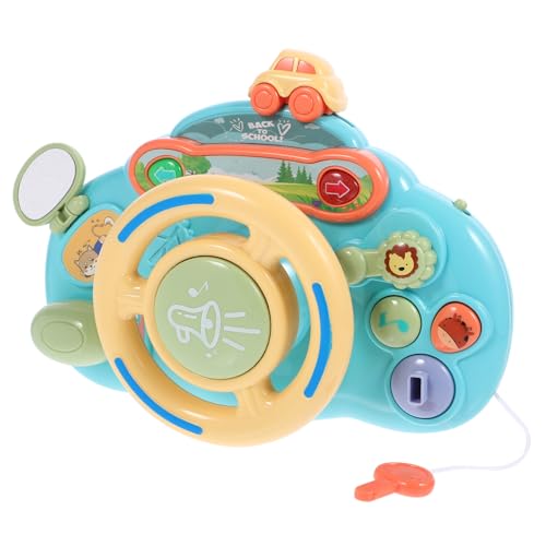 IMIKEYA Musik-lernspielzeug Für Jungen Und Mädchen Interaktives Spielzeug Fahrspielzeug Für Jungen Und Mädchen Simuliertes Auto Babyinstrument Sicher Und Unterhaltsam von IMIKEYA