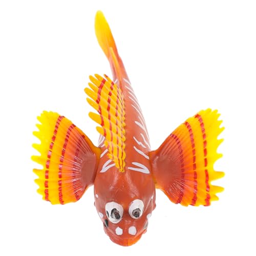 IMIKEYA 1stück Simulation Realistisches Fischmodell Lifelike Kunststoff Tierfigur Für Aquarium Dekoration Und Lernspielzeug Für Junge Mädchen von IMIKEYA