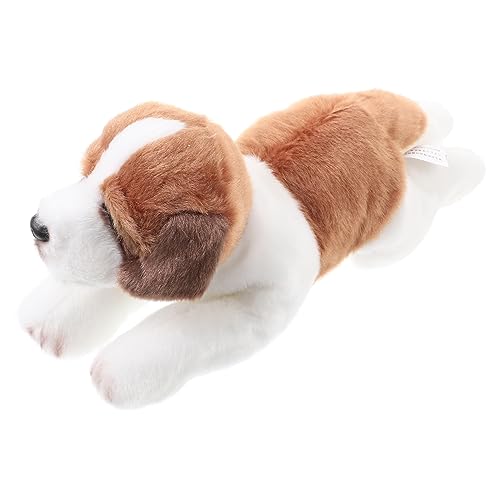 IMIKEYA Simulation Hund Plüschpuppe Niedliche Stofftier Figur Für Bequeme Hundepuppe Dekoration Für Wohnzimmer Und Schlafzimmer Perfektes Für Weihnachten von IMIKEYA
