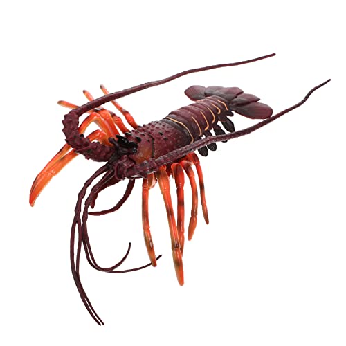IMIKEYA Lebensechtes Hummermodell aus Kunststoff Dekoratives Desktop Ornament für Kinder Realistische Hummerfigur für Badespielzeug und Lernspiele von IMIKEYA