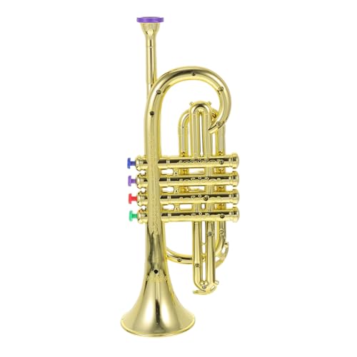 IMIKEYA Simulation Trompete für Musikinstrument mit Kreatives für Jungen und Robustes Kunststoffmaterial für Musikalische und Freude IMIKEYA Simulation Trompete für Musikinstrument mit Kreatives für Jungen und Robustes Kunststoffmaterial für Musikalische und Freude von IMIKEYA