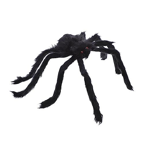IMIKEYA Simulationsspinnenspielzeug Simulationsspinnen Spinnenplüschtier Große Halloweenspinne Halloween Party Requisite Realistische Spinne Spinnen Ornament Dekoration Streich von IMIKEYA