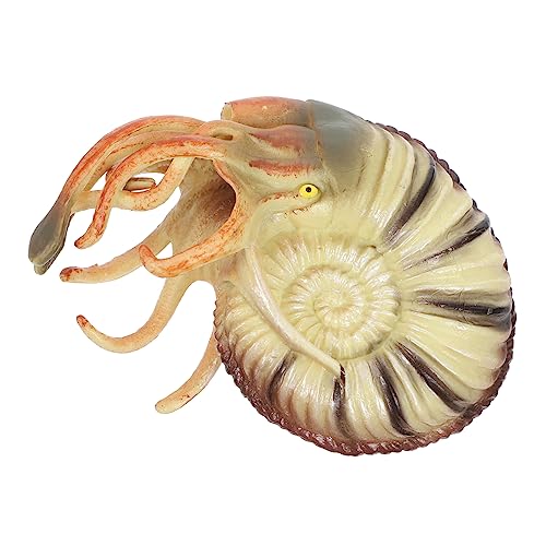 IMIKEYA Simulierte Nautilus Dekorationen Tiere Nautilus Modell Meeresaquarium Verzierungen Aquarium Ornamente Aquarium Verzierungen Aquarium Zubehör Aquarium Kunststoff von IMIKEYA