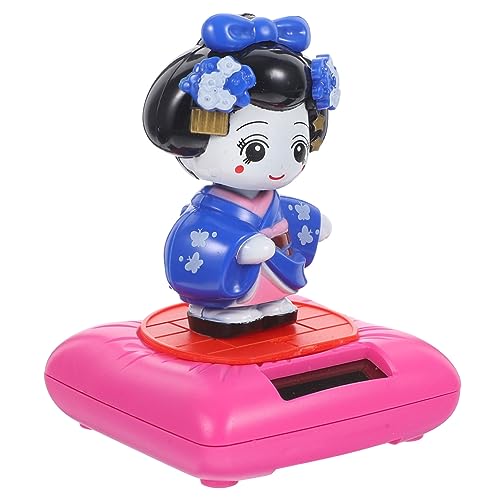 IMIKEYA Solarbetriebene Kimono mit Wackelkopf Dekorative und Auto Ornamente für Wohnzimmer Büro und Auto Handgefertigte Japanische Figur mit Stabiler Struktur und Feiner IMIKEYA Solarbetriebene Kimono mit Wackelkopf Dekorative und Auto Ornamente für Wohnzimmer Büro und Auto Handgefertigte Japanische Figur mit Stabiler Struktur und Feiner von IMIKEYA