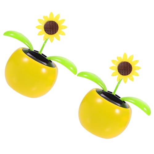 IMIKEYA Solarbetriebene Tanzende Sonnenblume Auto Deko Figur Für Armaturenbrett Lustiger Wackelblumen Ornament Für Car Interior Solarbetriebene Blumenverzierung IMIKEYA Solarbetriebene Tanzende Sonnenblume Auto Deko Figur Für Armaturenbrett Lustiger Wackelblumen Ornament Für Car Interior Solarbetriebene Blumenverzierung von IMIKEYA