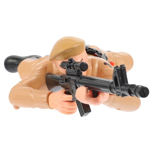 IMIKEYA 1stück Junge Mädchen Krabbelspielzeug Soldat Figurine Elektronisches Lernspielzeug Für Kleinkinder Fördert Die Motorischen Fähigkeiten Und Aufmerksamkeit Und Ansprechend Für von IMIKEYA