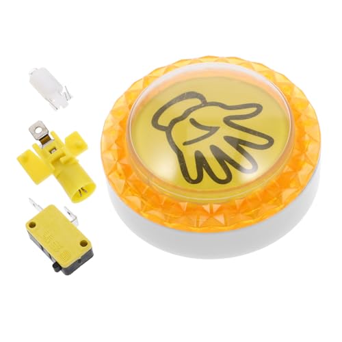 IMIKEYA Spiel-Summer mit Licht und Ton kinderspiele interaktive Spiele Spielknopf Spielmaschinenzubehör Antwort-Buzzer Hundeknöpfe Klassenzimmer-Türklingel für Plastik Yellow von IMIKEYA