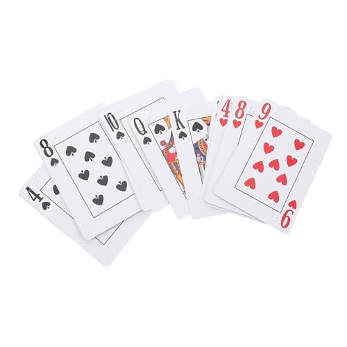 IMIKEYA Spielkarten in Blindenschrift Halloween-spielkartendeck Großes Kartenspiel Braille-bücher Unsichtbares Deck Großgedruckte Spielkarten Für Senioren Kartenspiel, Kostümzubehör Papier IMIKEYA Spielkarten in Blindenschrift Halloween-spielkartendeck Großes Kartenspiel Braille-bücher Unsichtbares Deck Großgedruckte Spielkarten Für Senioren Kartenspiel, Kostümzubehör Papier von IMIKEYA