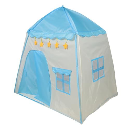 IMIKEYA Spielzelt Indoor Prinzessinnen Zelt Faltbares Kinderspielhaus mit Blumenmuster für Drinnen und Draußen Atmungsaktives Material Geräumig und Langlebig Blau IMIKEYA Spielzelt Indoor Prinzessinnen Zelt Faltbares Kinderspielhaus mit Blumenmuster für Drinnen und Draußen Atmungsaktives Material Geräumig und Langlebig Blau von IMIKEYA