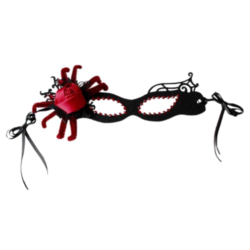 IMIKEYA Spinnen Blumen mit Glitzersteinen Cosplay und Halloween Party Maske Damen Karnevalsmaske für Maskenball und Kostümparty Dekorative Augenmaske für Festliche Anlässe IMIKEYA Spinnen Blumen mit Glitzersteinen Cosplay und Halloween Party Maske Damen Karnevalsmaske für Maskenball und Kostümparty Dekorative Augenmaske für Festliche Anlässe von IMIKEYA