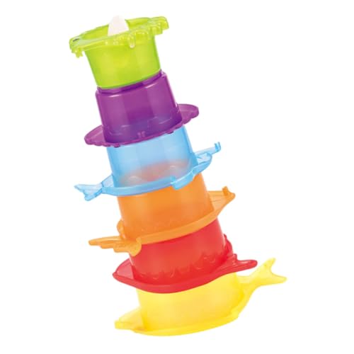 IMIKEYA Stapelbecher Für Kleinkinder Lustiges Strand Und Badespielzeug Mit Cartoon Fisch Design Transparente Stapelbare Becher Für Badewanne Und Strand Ideales IMIKEYA Stapelbecher Für Kleinkinder Lustiges Strand Und Badespielzeug Mit Cartoon Fisch Design Transparente Stapelbare Becher Für Badewanne Und Strand Ideales von IMIKEYA