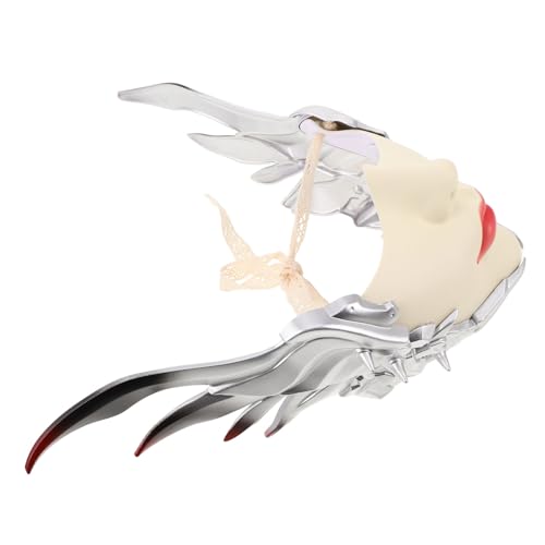IMIKEYA Steampunk Halbgesichtsmaske Mechanisch Leicht Futuristisch für Frauen Cosplay Karneval Halloween Party Masquerade mit Detailreicher Verarbeitung und Komfortablem Sitz IMIKEYA Steampunk Halbgesichtsmaske Mechanisch Leicht Futuristisch für Frauen Cosplay Karneval Halloween Party Masquerade mit Detailreicher Verarbeitung und Komfortablem Sitz von IMIKEYA
