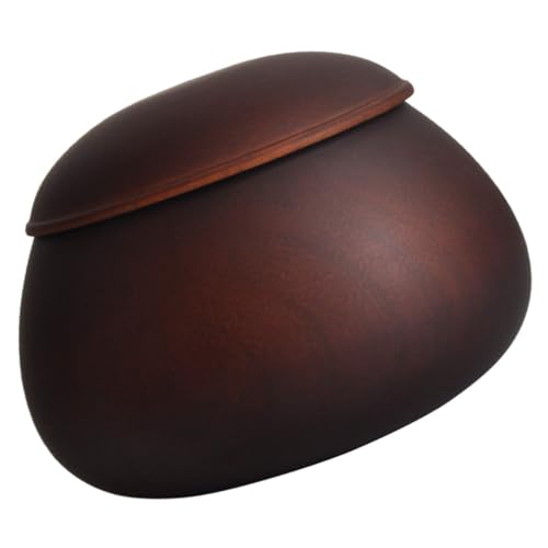 IMIKEYA Stücke Gehen Sie Glas Spiel Steine schach aufbewahrungskoffer Vorratsbehälter kann Speicher Aufbewahrungsbehälter Holz Brown von IMIKEYA