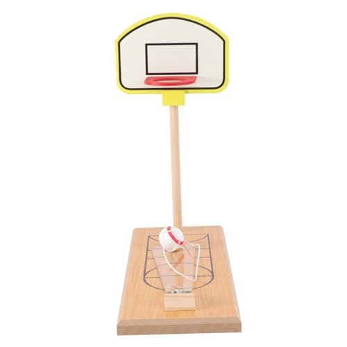 IMIKEYA Tabletop-Basketball Finger-basketballspiel Tischbasketballspiel Bambus von IMIKEYA