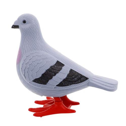 IMIKEYA Taube aufziehbares Retro Tier Mini-Vogel-Tierfiguren-Modell Taube Figur Taubenspielzeug Aufziehspielzeug Statuen sammeln Plastik Grey IMIKEYA Taube aufziehbares Retro Tier Mini-Vogel-Tierfiguren-Modell Taube Figur Taubenspielzeug Aufziehspielzeug Statuen sammeln Plastik Grey von IMIKEYA