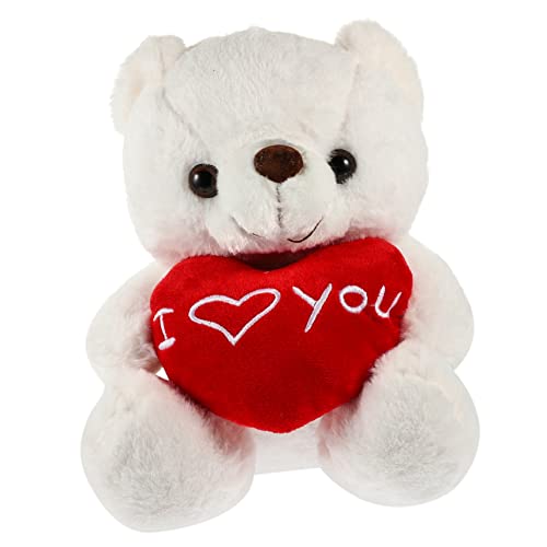 IMIKEYA Teddybär Valentinstagsbär Valentine Bärenspielzeug Valentinstagbär Ich Liebe Dich, Bär Valentinstag Bear Bulk Bär Umarmen Entzückendes Tierspielzeug Valentinstag Tier Plüsch Weiß IMIKEYA Teddybär Valentinstagsbär Valentine Bärenspielzeug Valentinstagbär Ich Liebe Dich, Bär Valentinstag Bear Bulk Bär Umarmen Entzückendes Tierspielzeug Valentinstag Tier Plüsch Weiß von IMIKEYA