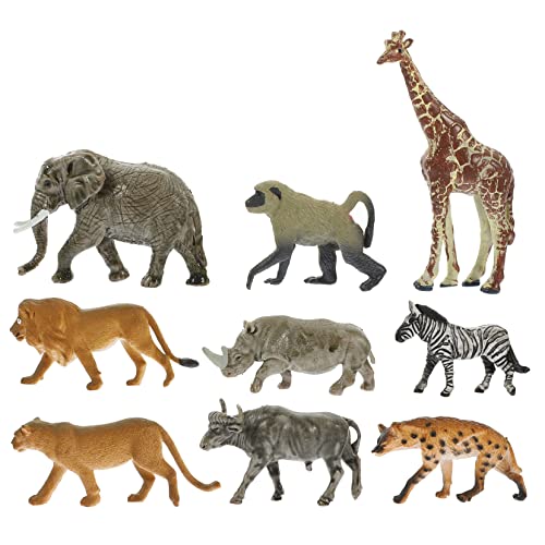 IMIKEYA Teiliges Simulierte Wildtiere Figuren Für Giraffe Hyäne Elefant Realistische Tiermodelle Für Wohnkultur Und Kreatives IMIKEYA Teiliges Simulierte Wildtiere Figuren Für Giraffe Hyäne Elefant Realistische Tiermodelle Für Wohnkultur Und Kreatives von IMIKEYA